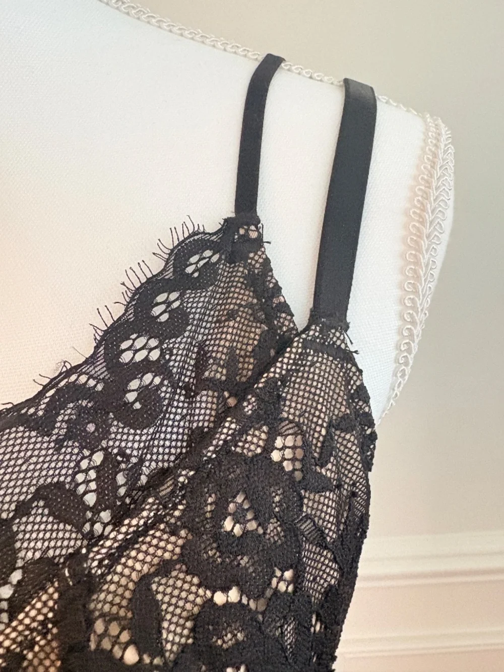 Popilush Shapewear Camisole Lace Black Size L Bralette - Picture 4 of 13